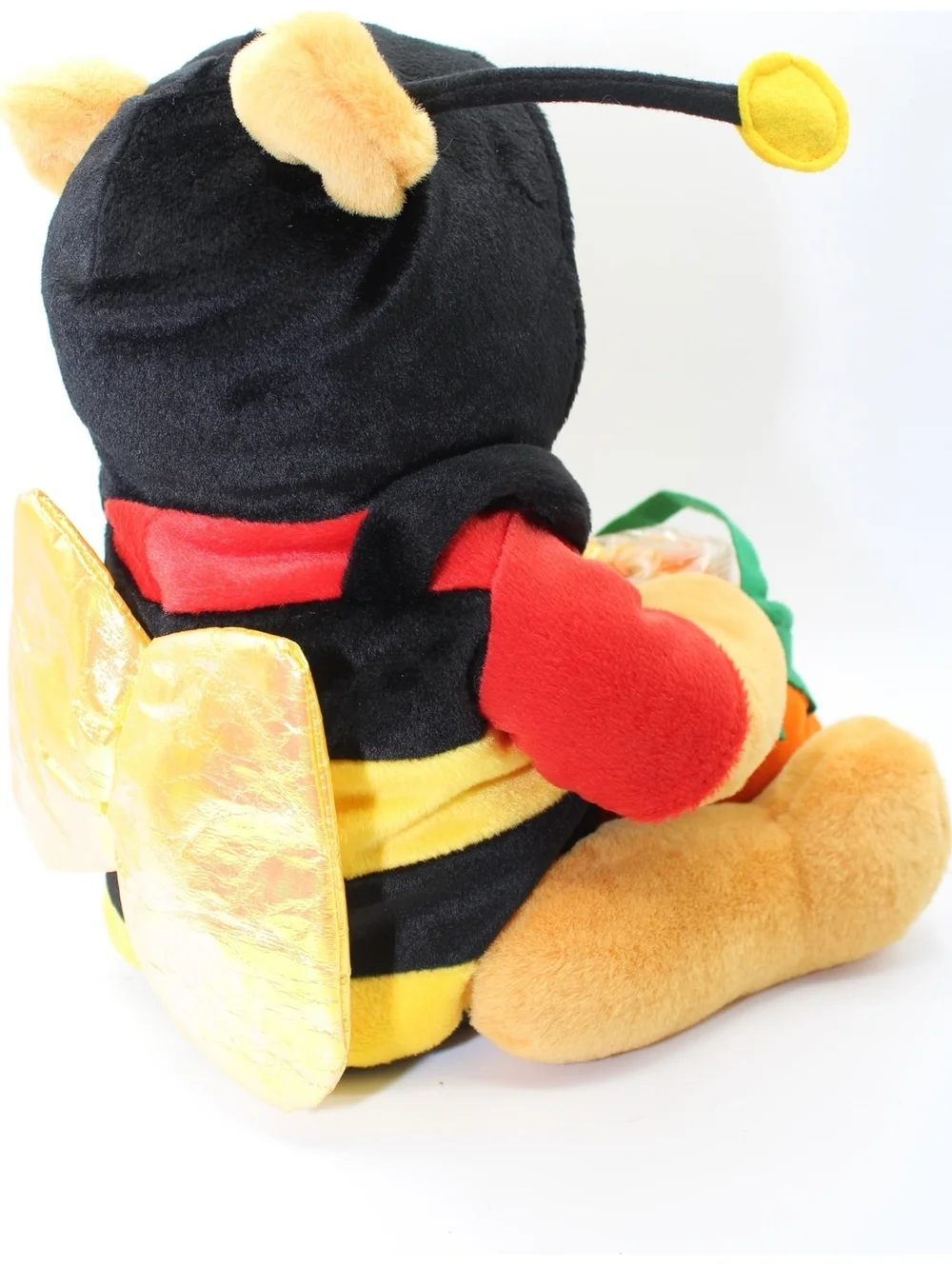 VTG Disney Winnie The Pooh Happy Halloween Honey Bee Costume Plush Doll w/ Candy